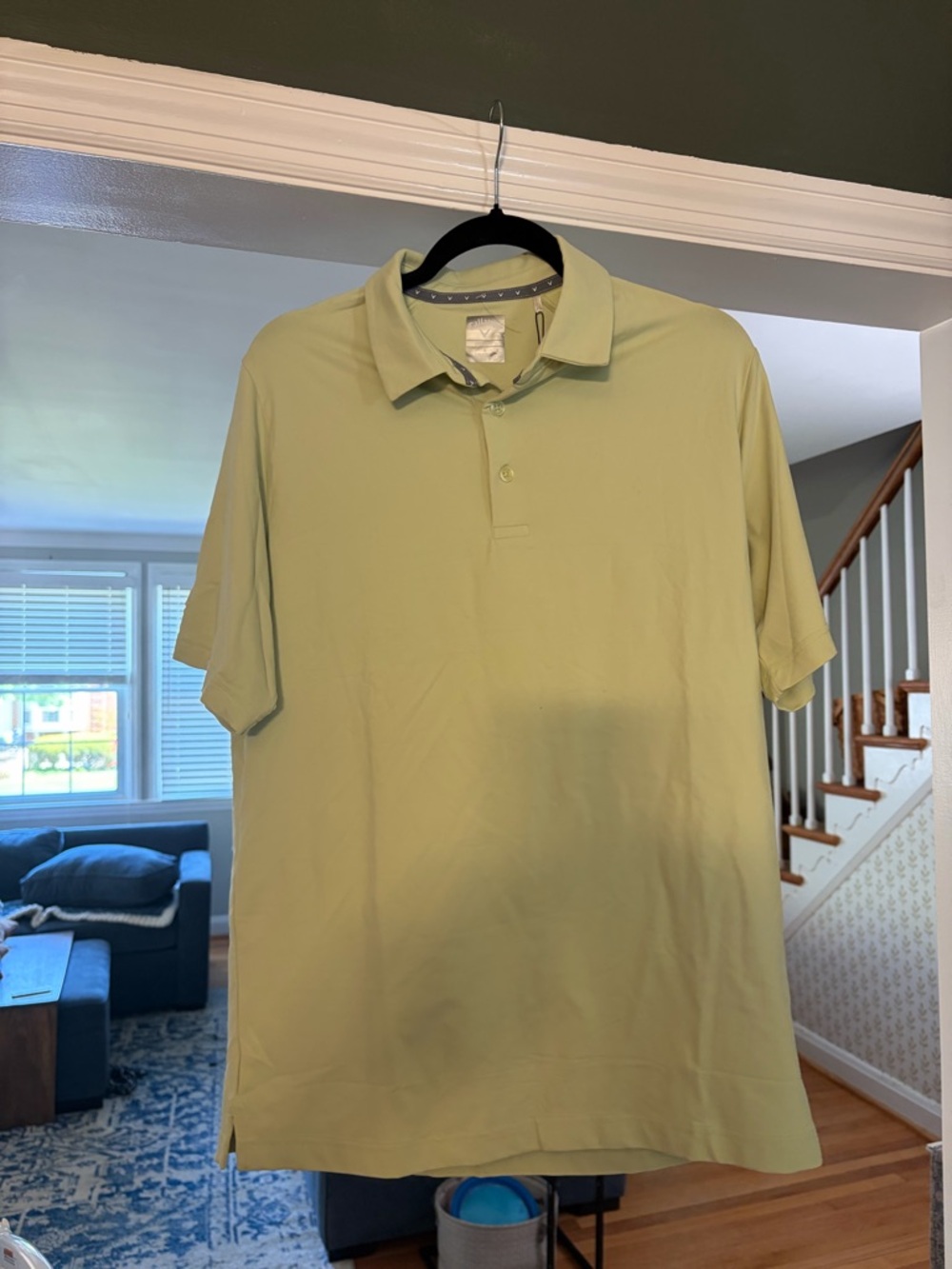 Callaway Men's Pale Green Golf Polo